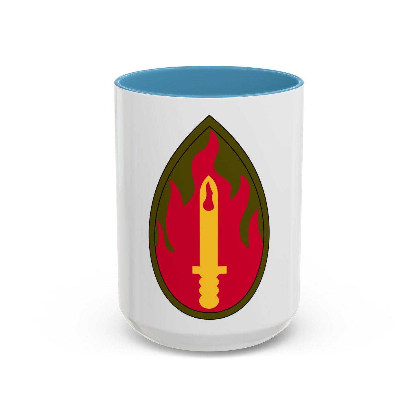 63rd Infantry Division SSI (U.S. Army) Accent Coffee Mug