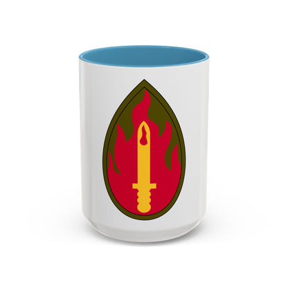 63rd Infantry Division SSI (U.S. Army) Accent Coffee Mug
