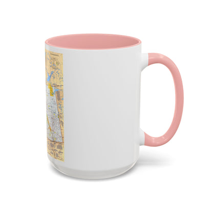 Canada - British Columbia, Alberta & Yukon (1978) (Map) Accent Coffee Mug