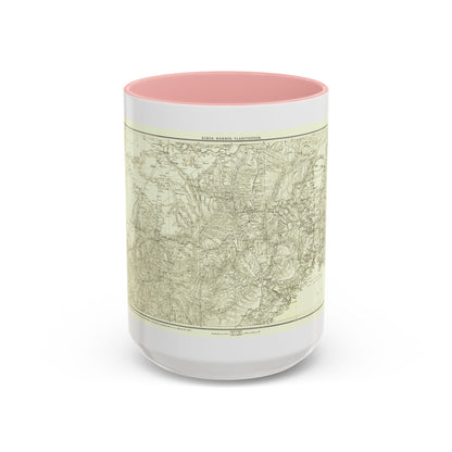 Asia - Kirin, Harbin, Vladivostok (1905) (Map) Accent Coffee Mug