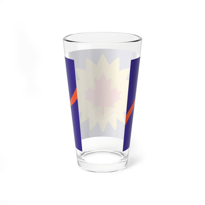 Flag of Baldwin City Kansas (United States) Pint Glass 16oz