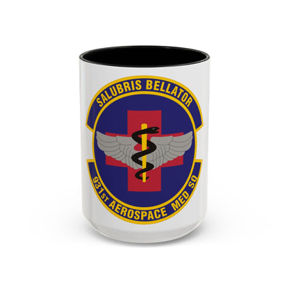 931 Aerospace Medicine Squadron AFRC (U.S. Air Force) Accent Coffee Mug