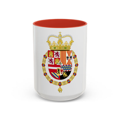 Coat of Arms of Charles II of Spain (1668-1700) - Accent Coffee Mug