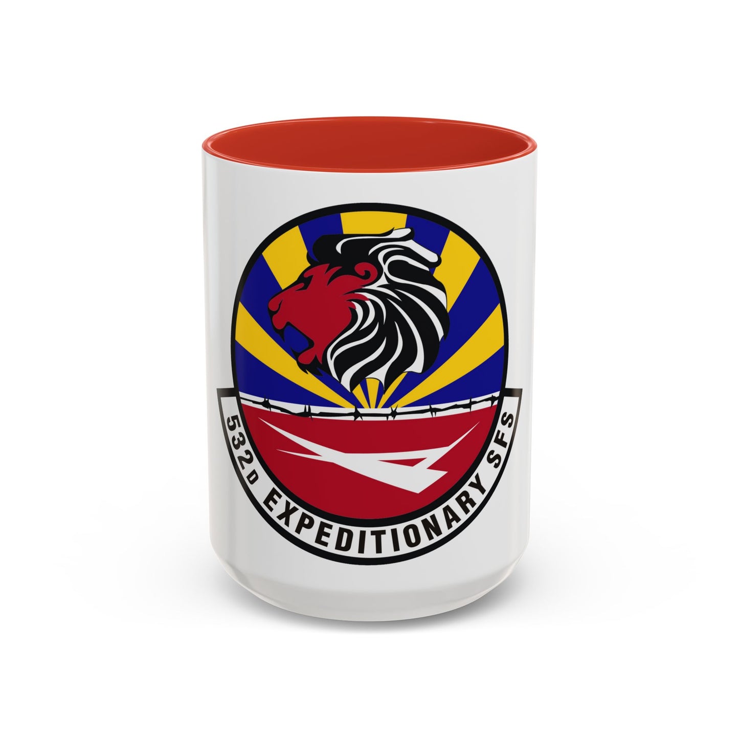 532d Expeditionary Security Forces Squadron (U.S. Air Force) Accent Coffee Mug