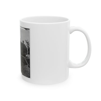 Yorktown, Va. Thomas Nelson House (Right), Used As A Hospital; In 1781 Used As A Headquarters By Lord Cornwallis (U.S. Civil War) White Coffee Mug