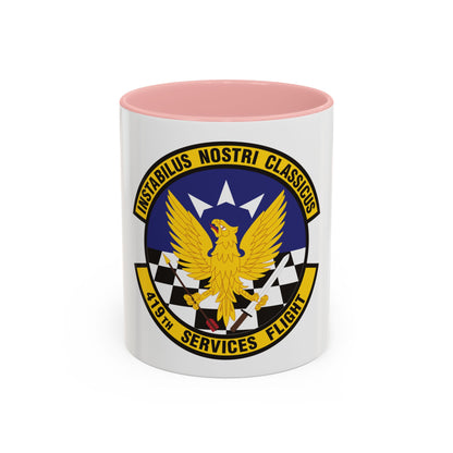 419th Services Flight (U.S. Air Force) Accent Coffee Mug