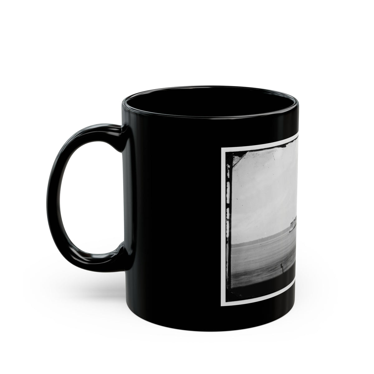 Fort Sumter 001 (U.S. Civil War) Black Coffee Mug