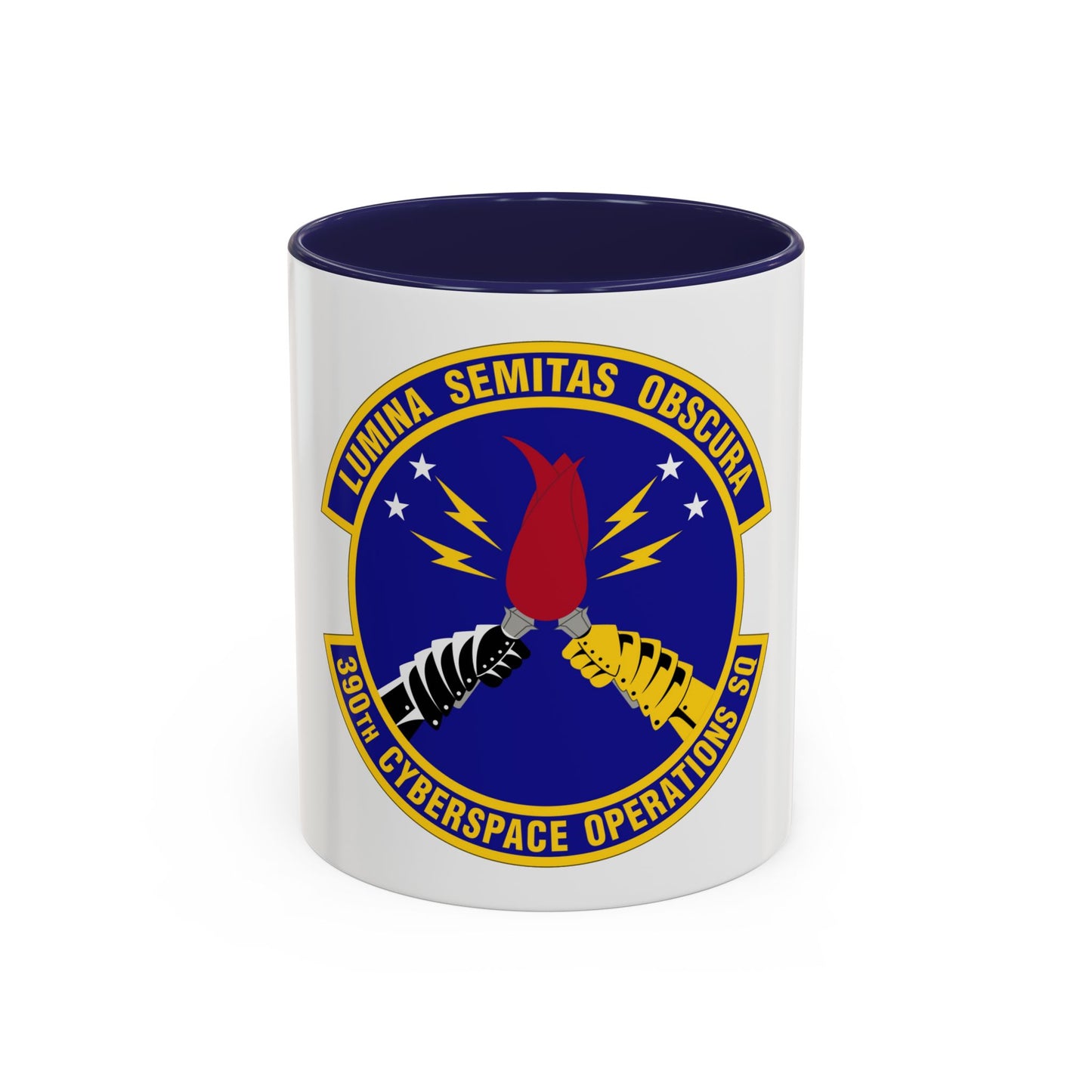 390 Cyberspace Operations Squadron ACC (U.S. Air Force) Accent Coffee Mug