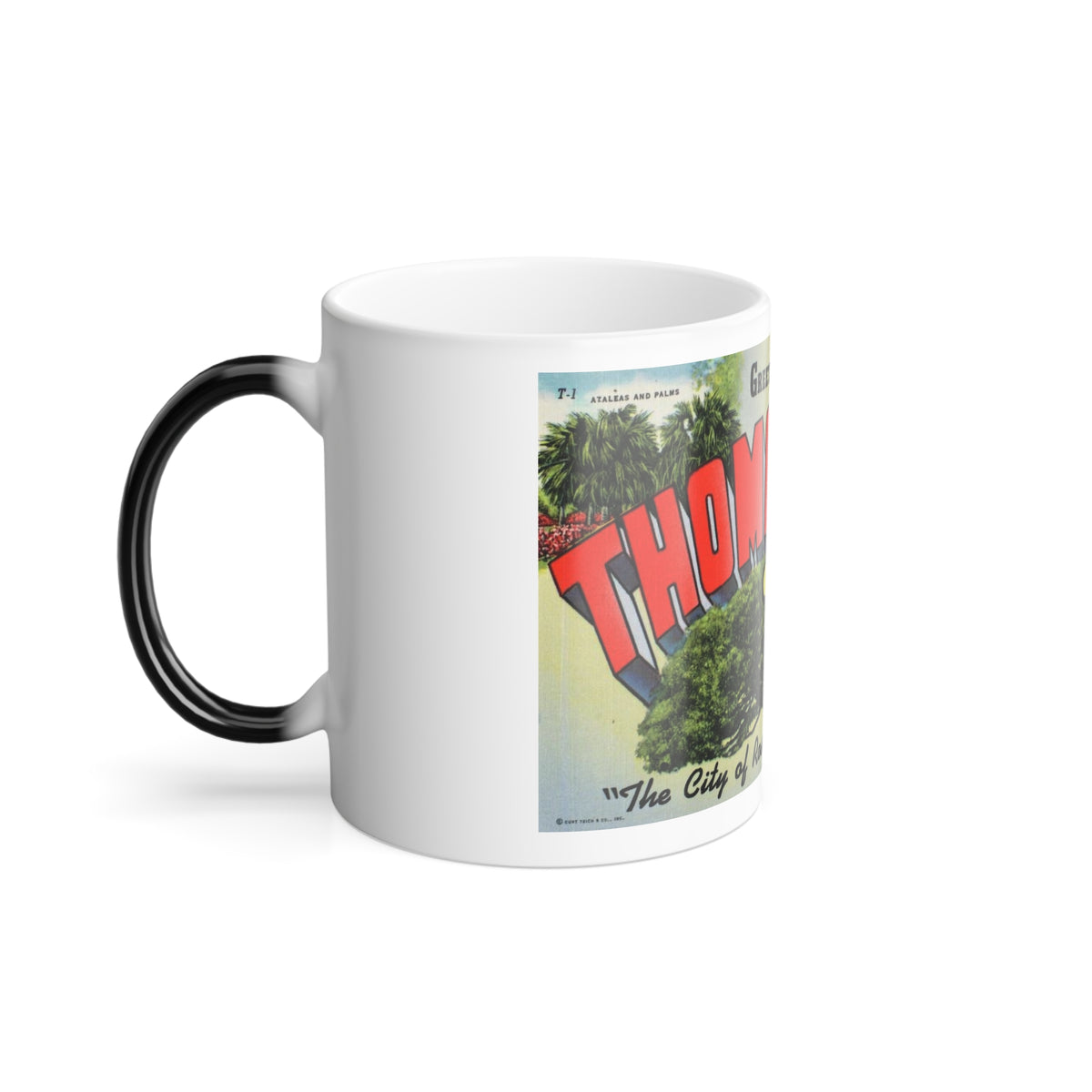 Greetings from Thomasville Ga (Greeting Postcards) Color Changing Mug 11oz