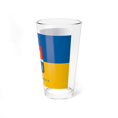 Flag of Iklodbordoce (Hungary) Pint Glass 16oz