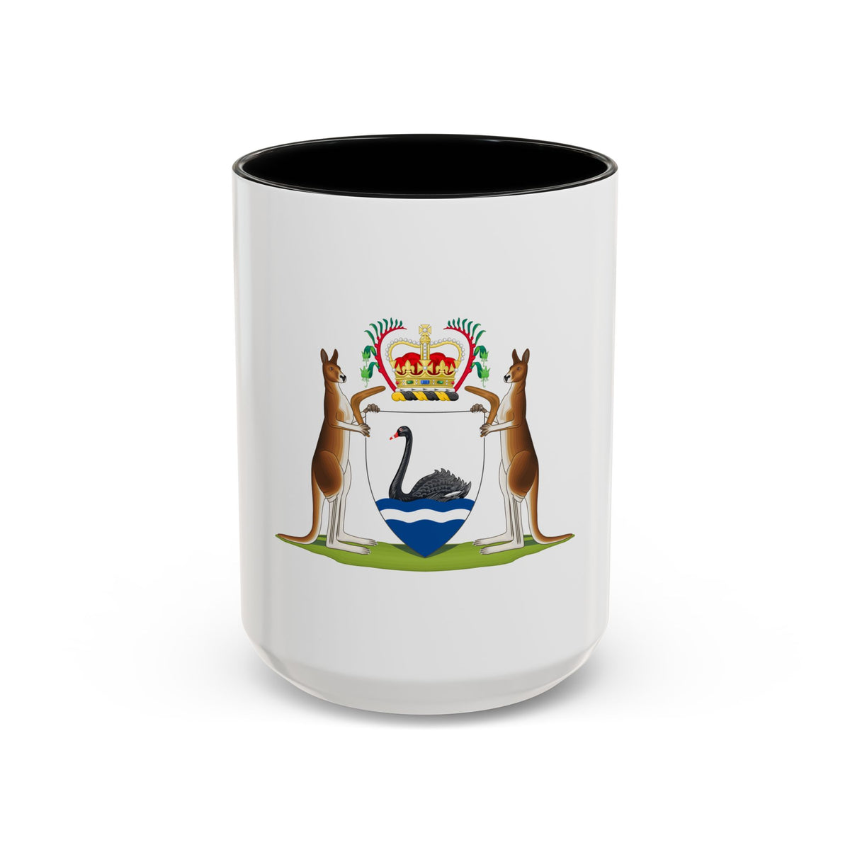 Coat of arms of Western Australia - Accent Coffee Mug