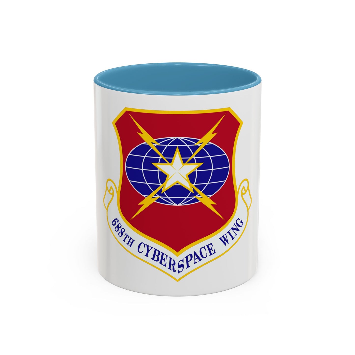 688 Cyberspace Wing ACC (U.S. Air Force) Accent Coffee Mug