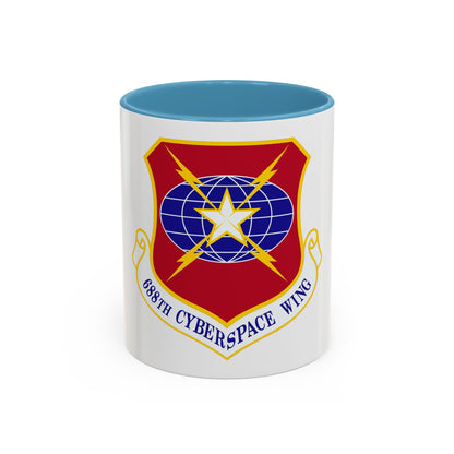 688 Cyberspace Wing ACC (U.S. Air Force) Accent Coffee Mug