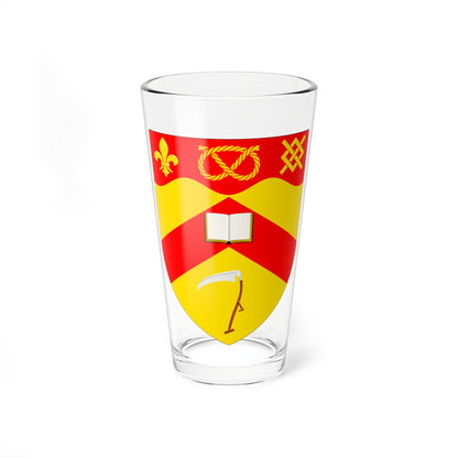 University of Keele arms (United Kingdom) (Coat of Arms) Pint Glass 16oz