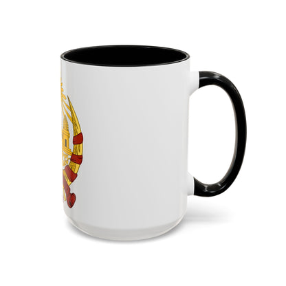 Coat of arms of the Khmer Republic - Accent Coffee Mug