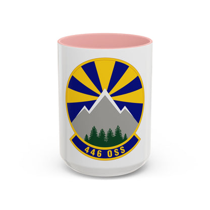 446 Operations Support Squadron (U.S. Air Force) Accent Coffee Mug