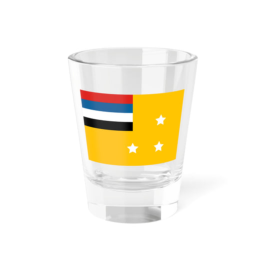 Flag of admiral of the Navy of Manchukuo 1932-1935 (China) Shot Glass 1.5oz