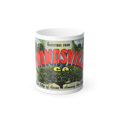 Greetings from Thomasville Ga (Greeting Postcards) Color Changing Mug 11oz