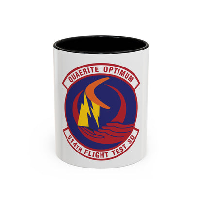 514th Flight Test Squadron (U.S. Air Force) Accent Coffee Mug
