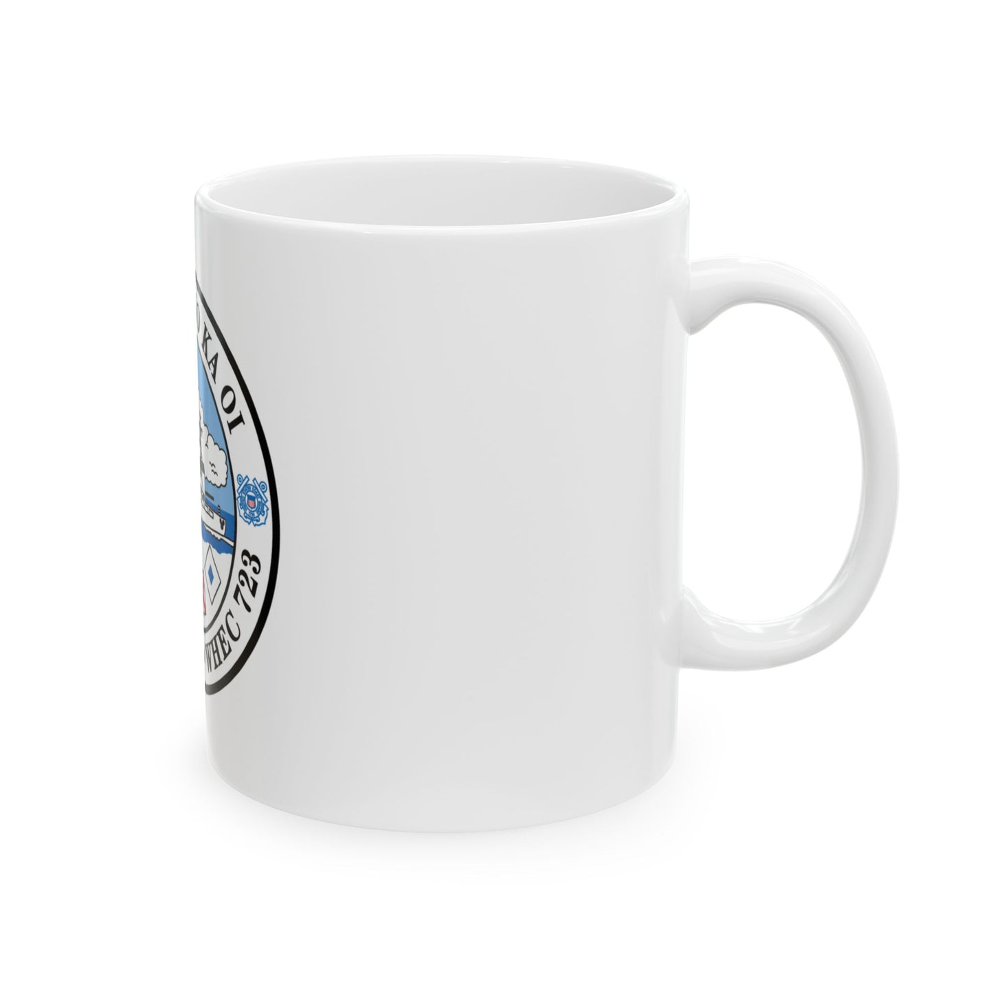 USCGC RUSH WHEC 723 (U.S. Coast Guard) White Coffee Mug