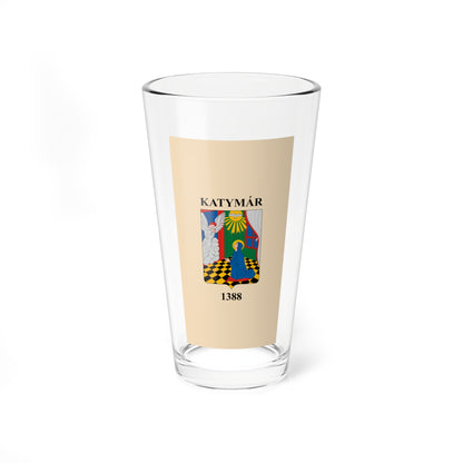 Flag of Katymar (Hungary) Pint Glass 16oz
