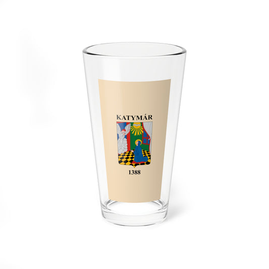 Flag of Katymar (Hungary) Pint Glass 16oz