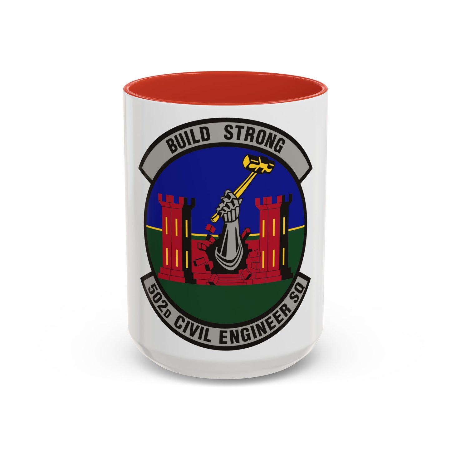 502d Civil Engineer Squadron (U.S. Air Force) Accent Coffee Mug