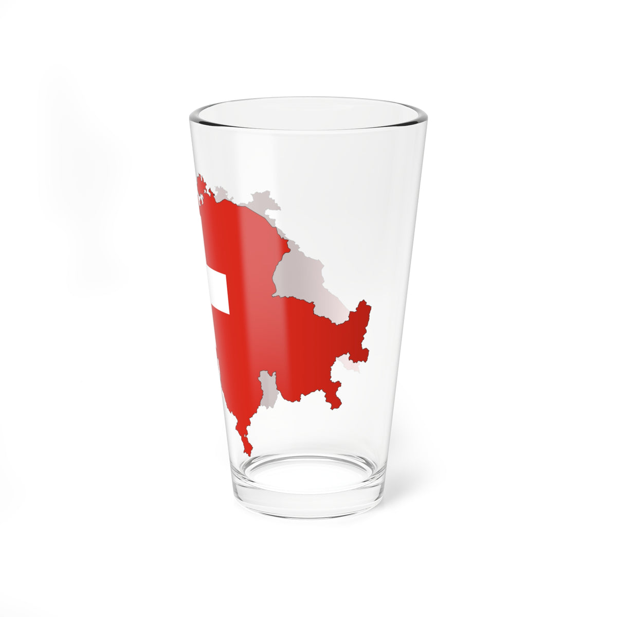 Switzerland-Flagmap (Switzerland) Pint Glass 16oz