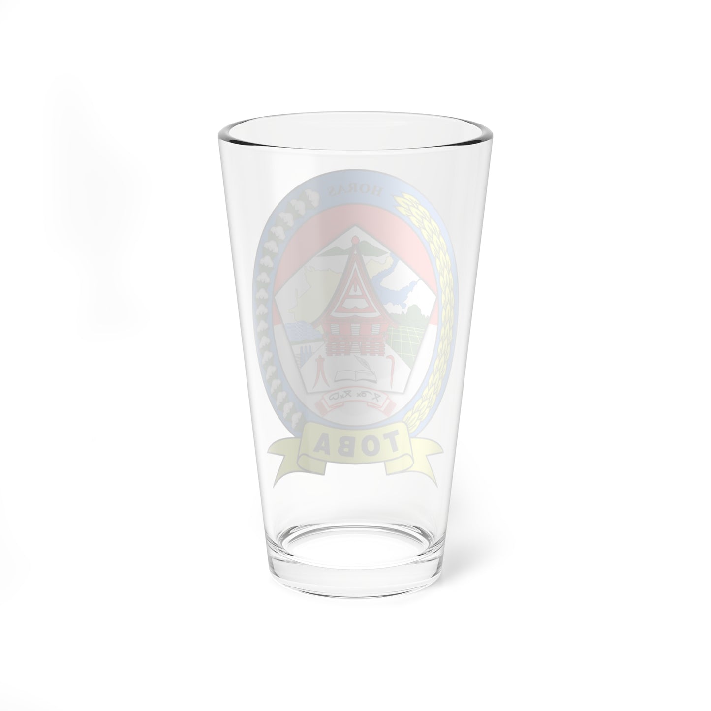 Seal of Toba Regency 2020 (Indonesia) (Coat of Arms) Pint Glass 16oz