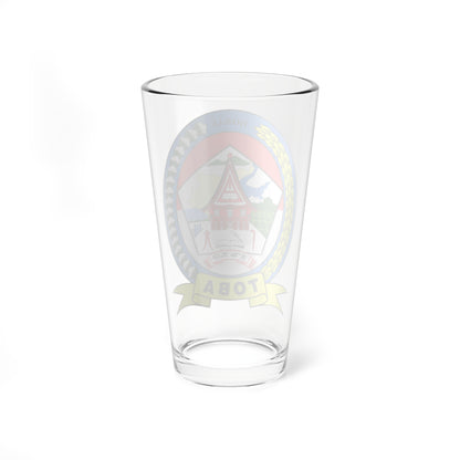 Seal of Toba Regency 2020 (Indonesia) (Coat of Arms) Pint Glass 16oz