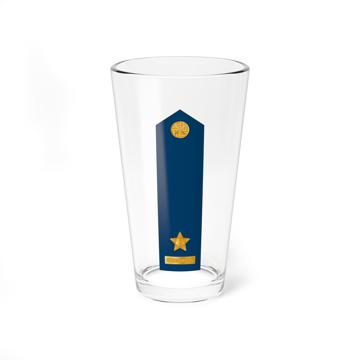 Czech Airforce OF 3 (Czech Republic) (Military Rank) Pint Glass 16oz