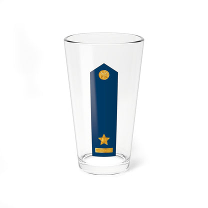 Czech Airforce OF 3 (Czech Republic) (Military Rank) Pint Glass 16oz
