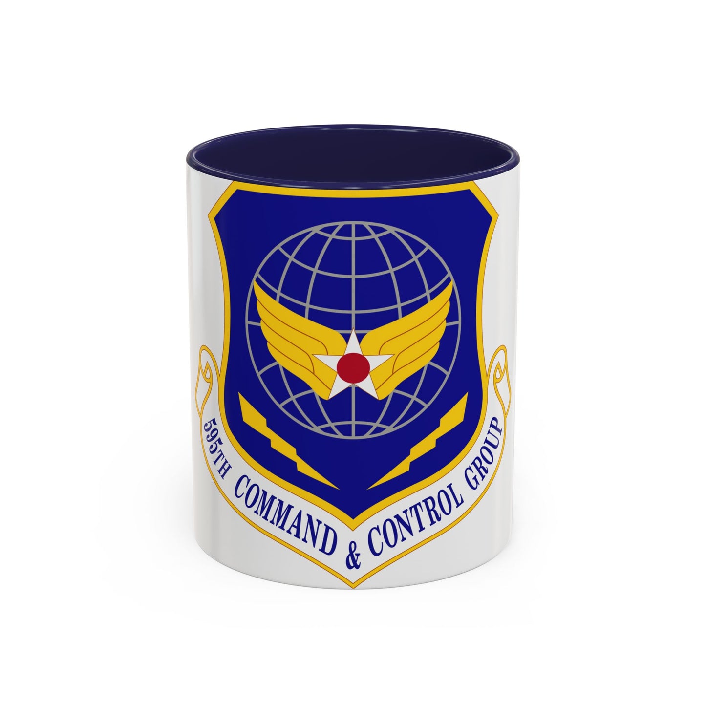 595 Command and Control Group AFSPC (U.S. Air Force) Accent Coffee Mug