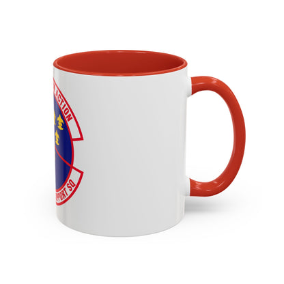 707 Force Support Squadron AFISRA (U.S. Air Force) Accent Coffee Mug