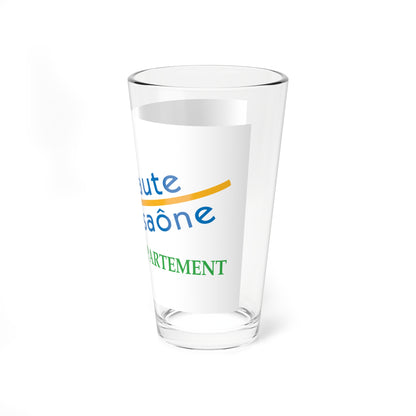 Flag of the Department of Haute-Saone (France) Pint Glass 16oz