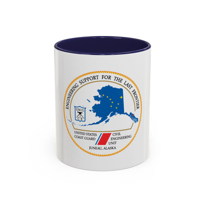 USCG CEU Juneau NEW 08 (U.S. Coast Guard) Accent Coffee Mug
