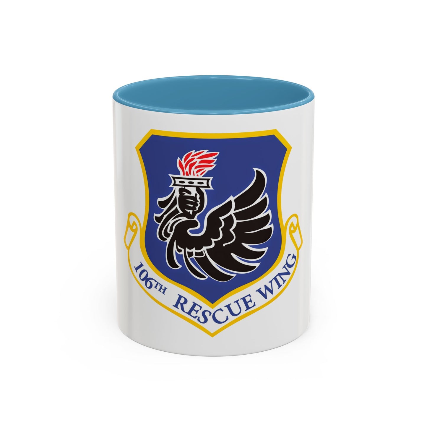 106th Rescue Wing logo 2 (U.S. Air Force) Accent Coffee Mug