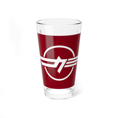 Flag of Mikawa Niigata 1966-2005 (Japan) Pint Glass 16oz