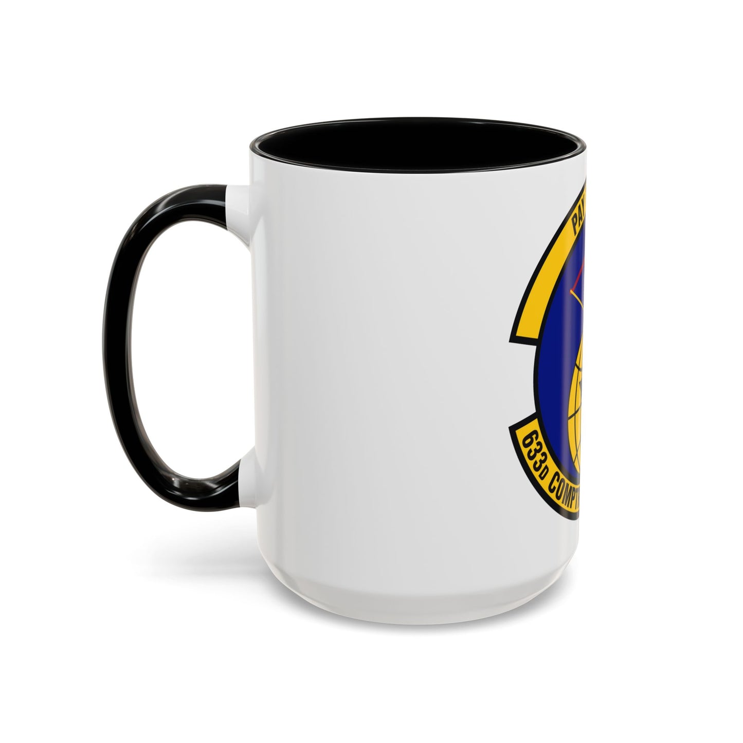 633d Comptroller Squadron (U.S. Air Force) Accent Coffee Mug