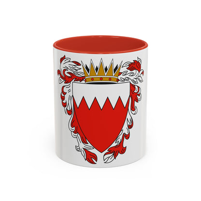 Coat of Arms of The Kingdom of Bahrain - Accent Coffee Mug