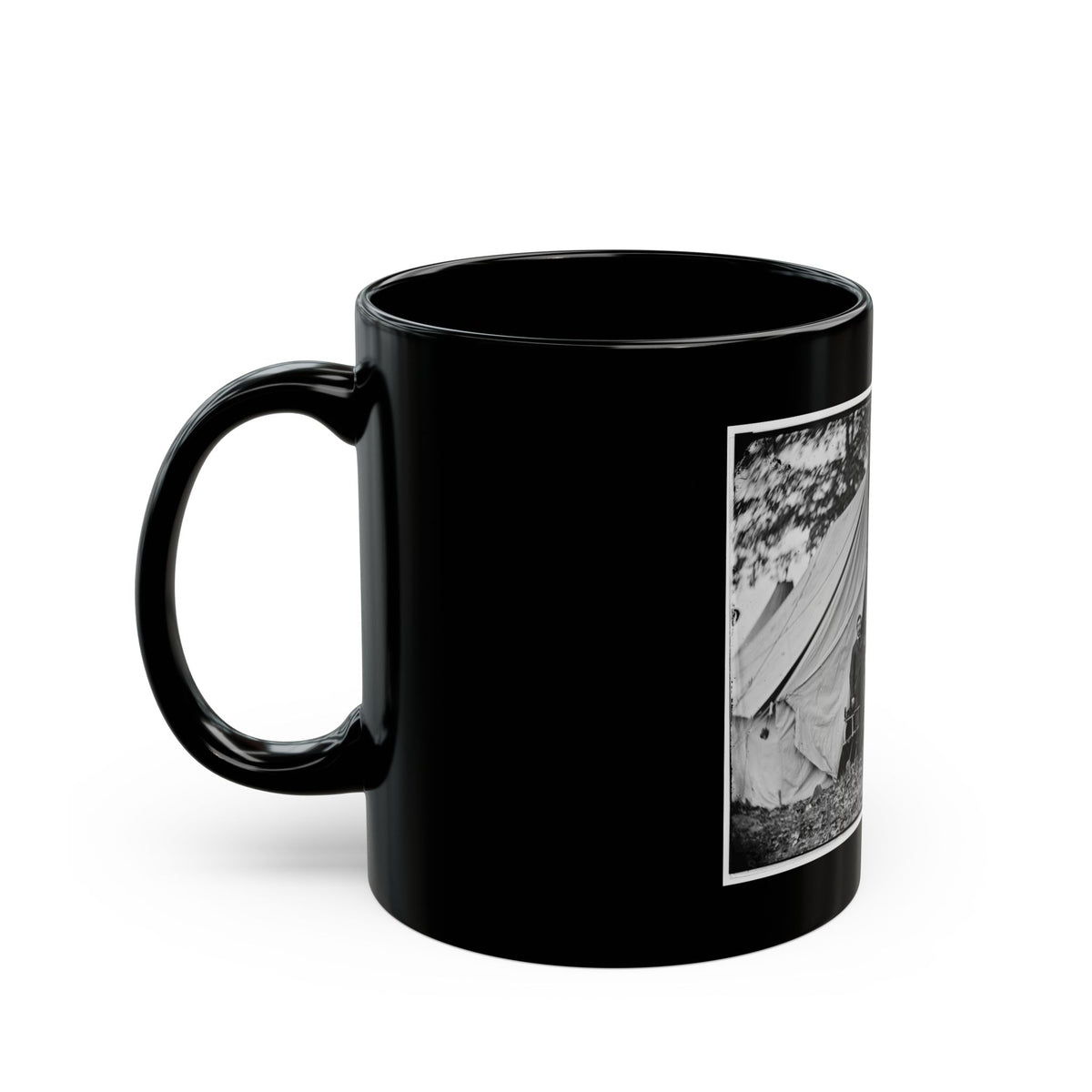 Warrenton, Va. Dr. Jonathan Letterman, Medical Director Of The Army Of The Potomac And Staff (U.S. Civil War) Black Coffee Mug