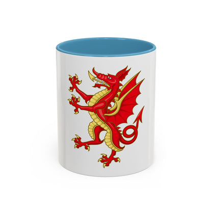 Tudor Dragon Badge - Accent Coffee Mug