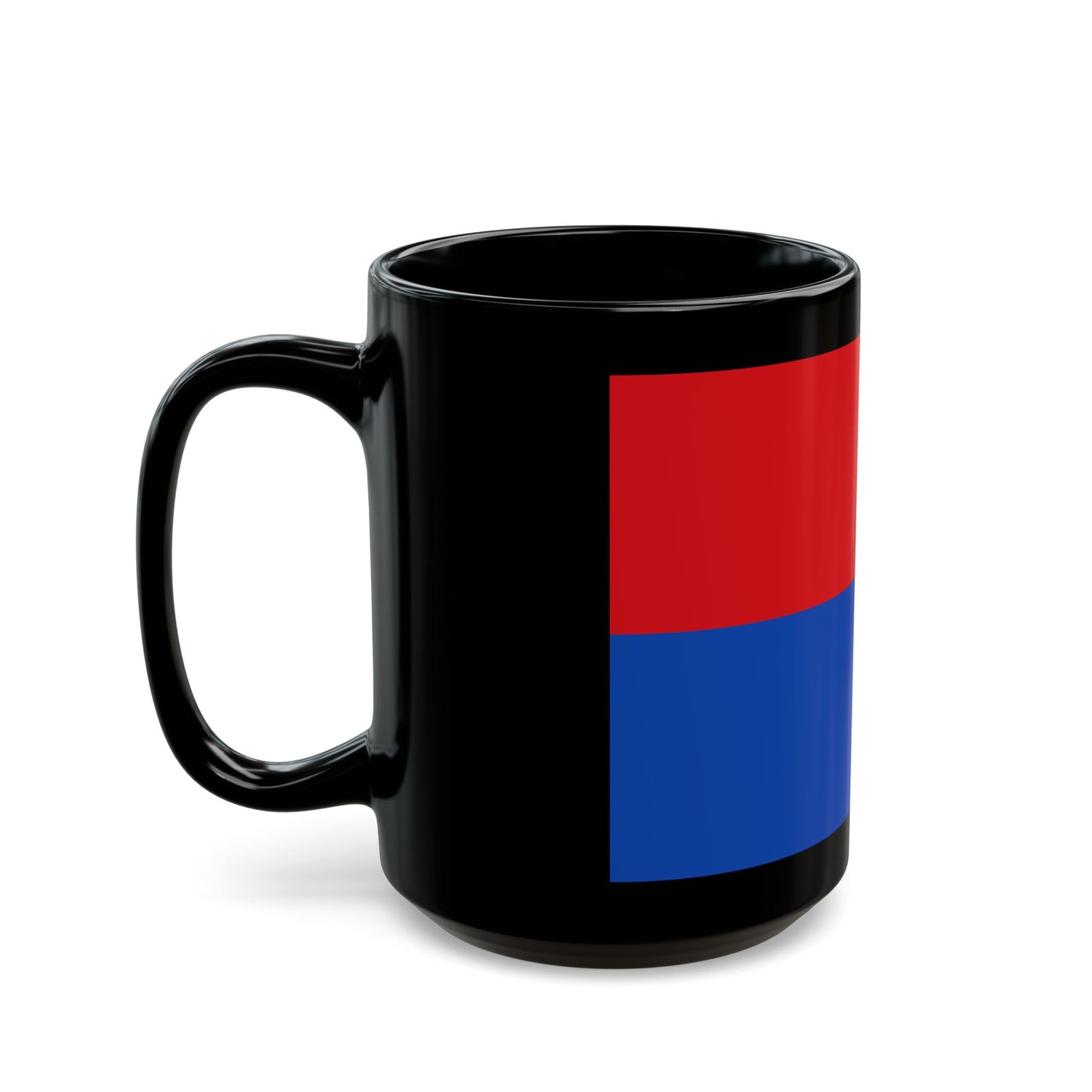 Flag of Cartago Province Costa Rica - Black Coffee Mug-Go Mug Yourself