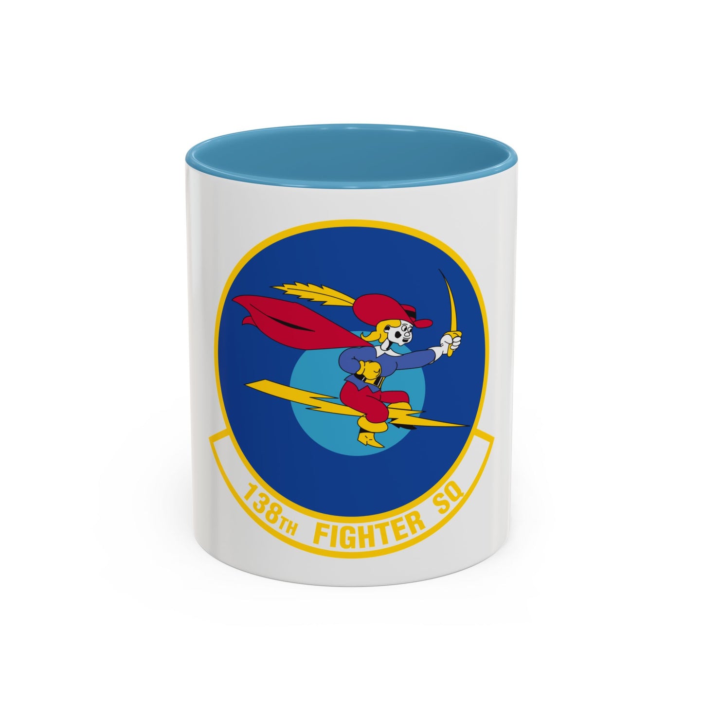138 Fighter Squadron (U.S. Air Force) Accent Coffee Mug