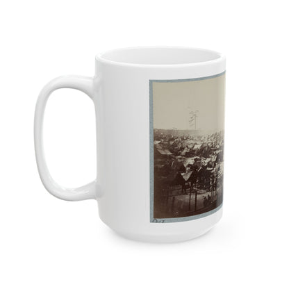 Andersonville Prison, Ga., August 17, 1864. South-East View Of Stockade (U.S. Civil War) White Coffee Mug