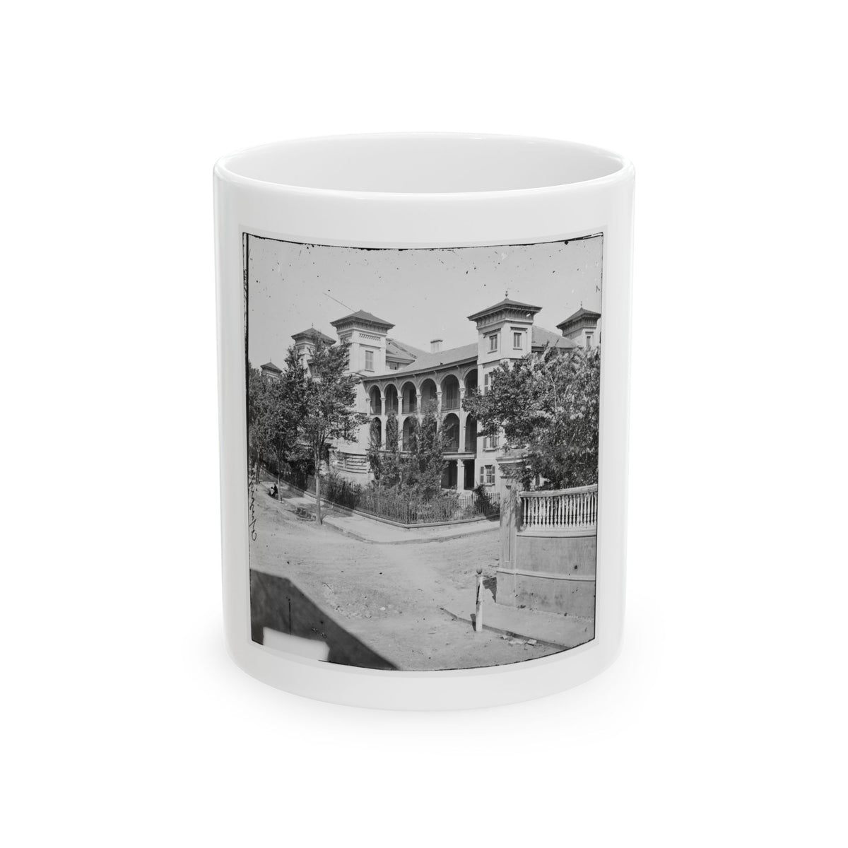 Charleston, S.C. Roper's Hospital; A Closer View (U.S. Civil War) White Coffee Mug