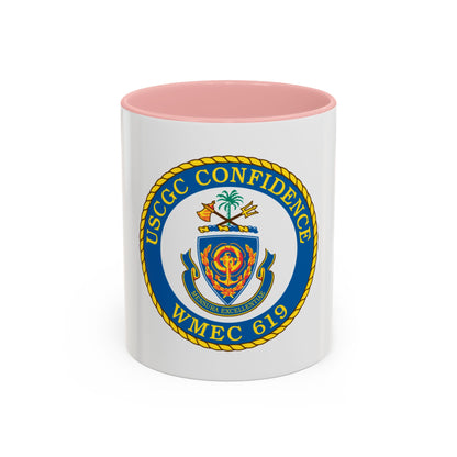 USCGC Confidence WMEC 619 (U.S. Coast Guard) Accent Coffee Mug