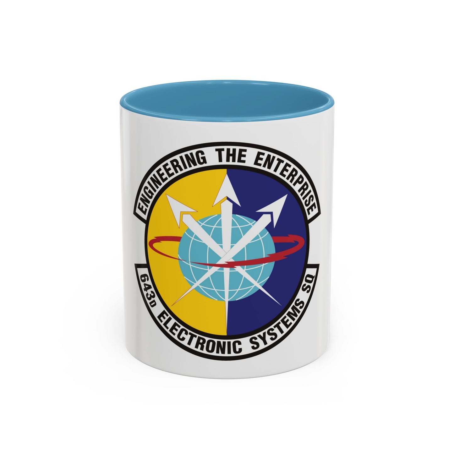 643d Electronic Systems Squadron (U.S. Air Force) Accent Coffee Mug