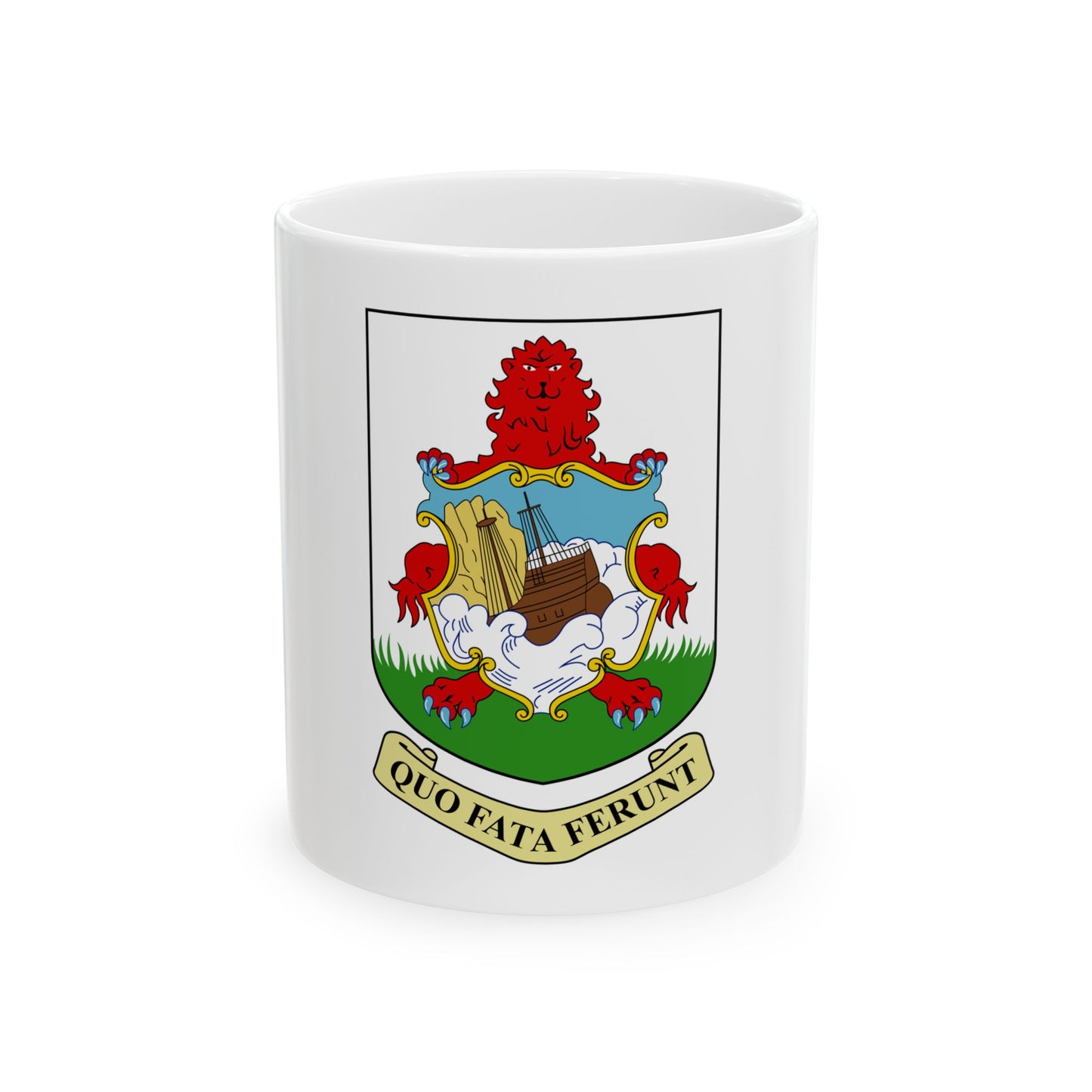Coat of arms of Bermuda - White Coffee Mug
