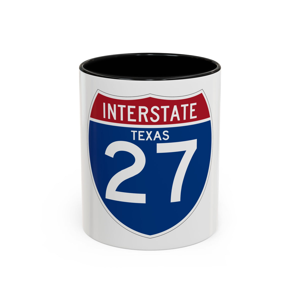Interstate 27 (U.S. Highways) Accent Coffee Mug